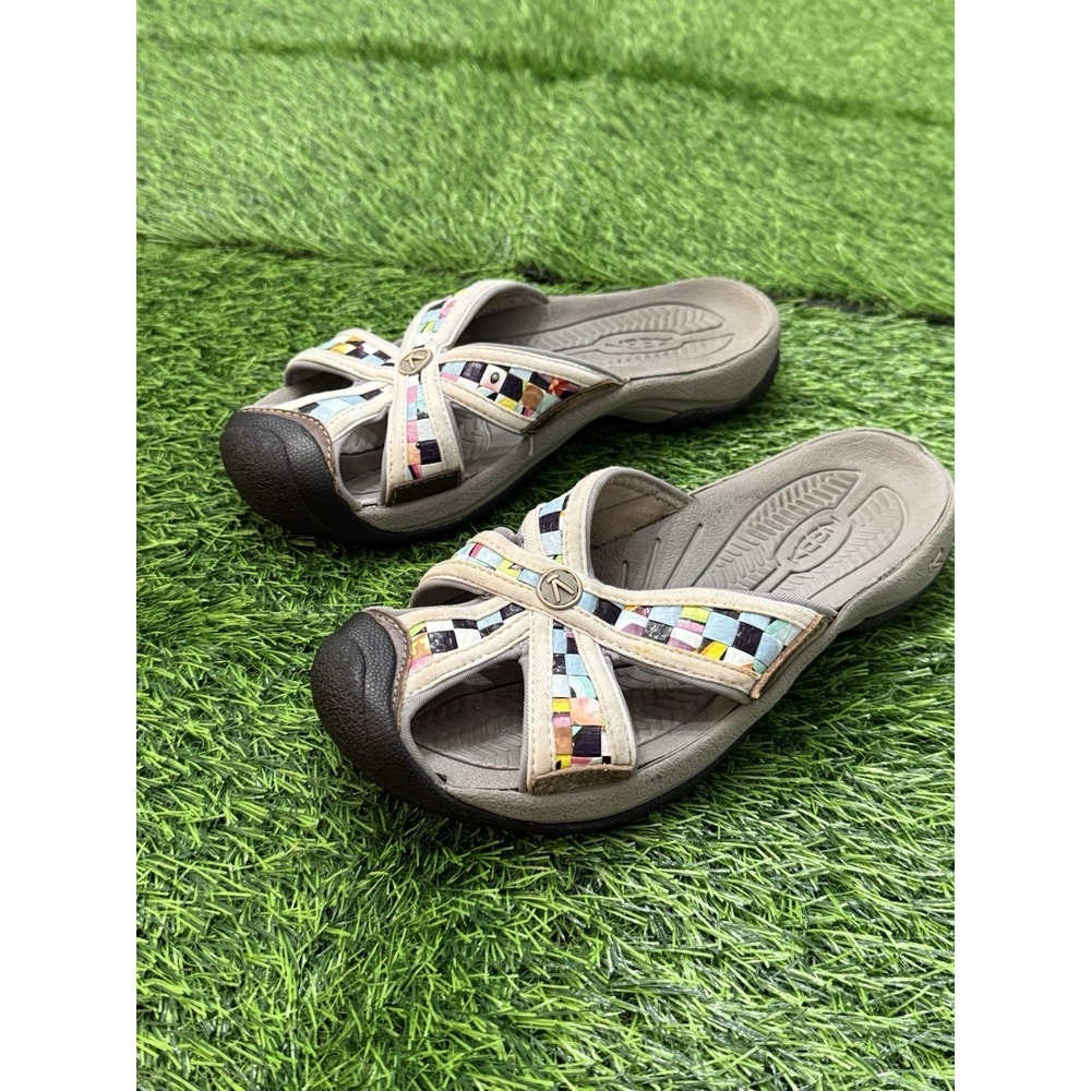 Keen Bali Closed Toe Sandals Slip Ons Outdoor Water Hiking Patchwork Women's 6*